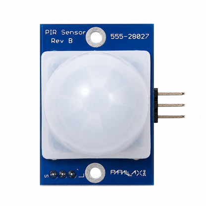 Parallax PIR Sensor (Rev B) Passive Infrared 15-30 Feet Range 90 Degree