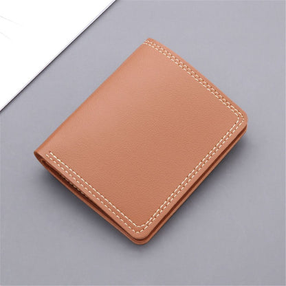 Card Holder Short Wallet Synthetic Leather Coin Purse Money Pouch Storage Bags