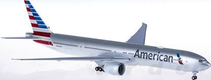 1:200 37CM Hogan American BOEING 777-300ER Passenger Airplane ABS Plastic Model