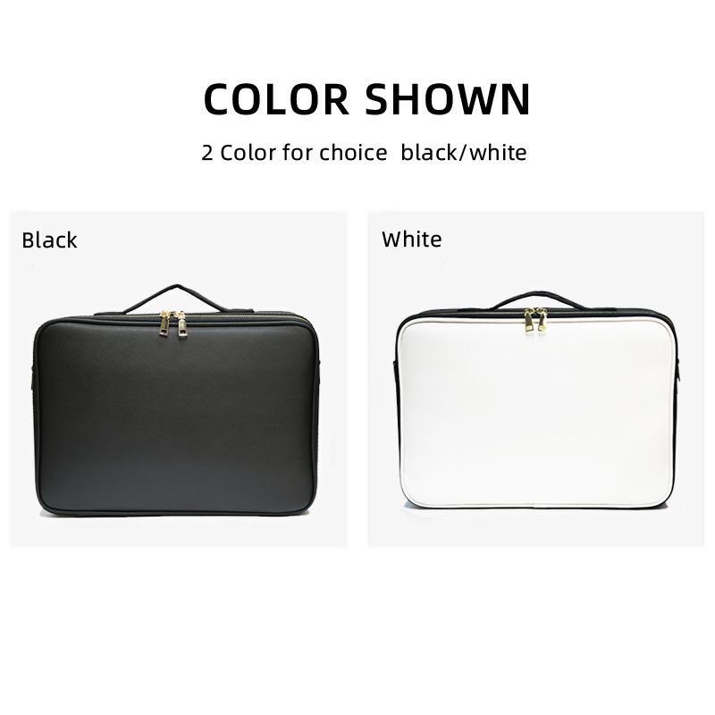 Make Up Case Professional Cosmetic Bag Synthetic Leather Makeup Purse Waterproof