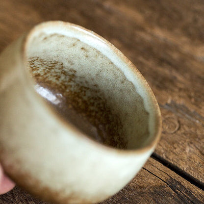 Ceramic Tea Cup Set of 5 Chinese Kung Fu Tea Cup 80ml