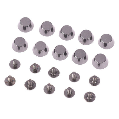 10sets Metal Bag Rivets For DIY Leather Studs Bag Wear Protection Rivets