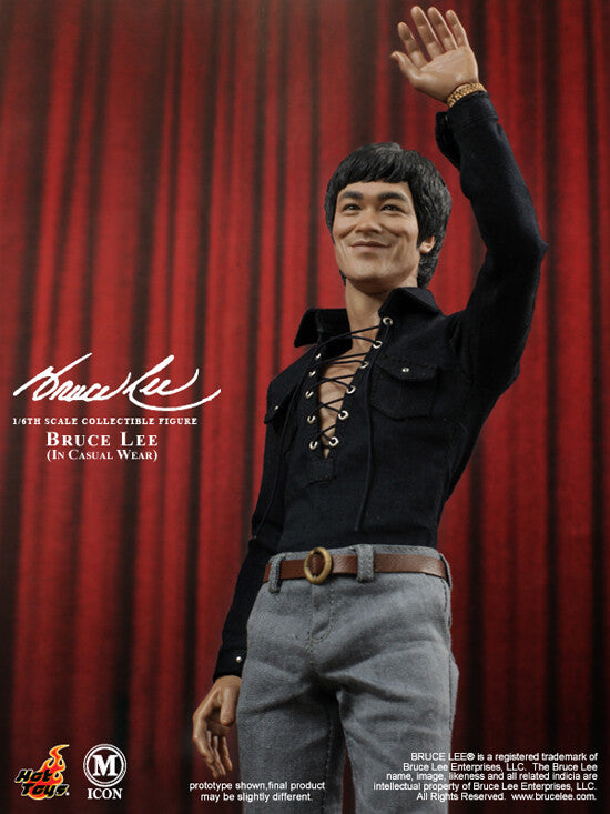 1/6 Scale Hot Toys Bruce Lee Collectible Figure (In Casual Wear)