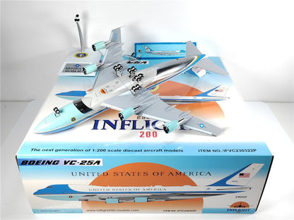 1:200 InFlight UNITED STATES OF AMERICA Boeing 747-200 Airplane Diecast Model