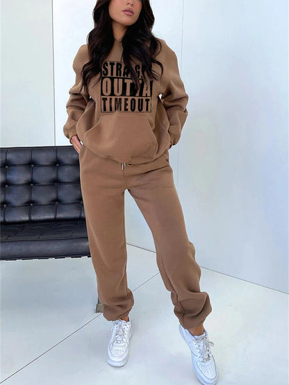 Suit Winter Spring Tracksuit Women 2 Pieces Set Sports Sweatshirts Sweatpants
