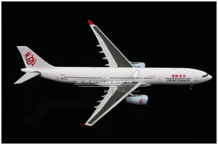 1:400 JC Wings DRAGONAIR AIRBUS A330-300 Passenger Airplane Diecast Plnae Model