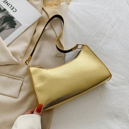 Underarm Bag New Pu Leather Shoulder Bag Texture Handbags for Women
