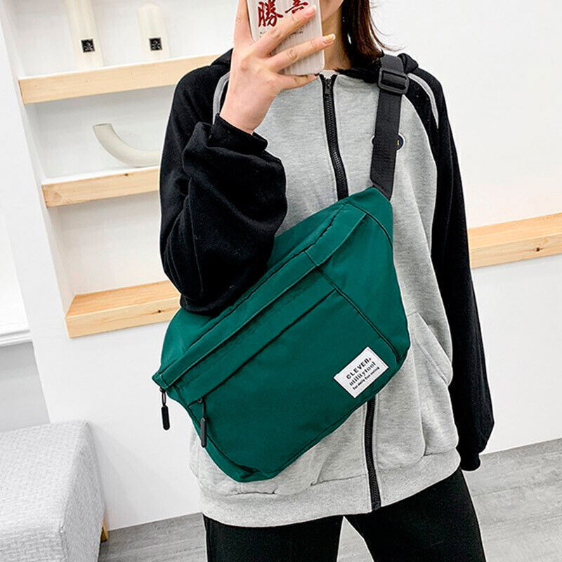 Waist Bag Fanny Pack Bag Shoulder Bags Canvas Women Crossbody Bag Waist Pack