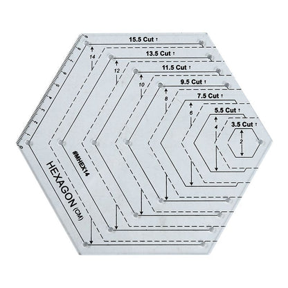 Patchwork Ruler Transparent Acrylic Quilting Yardstick Cloth Cutting Sewing Tool