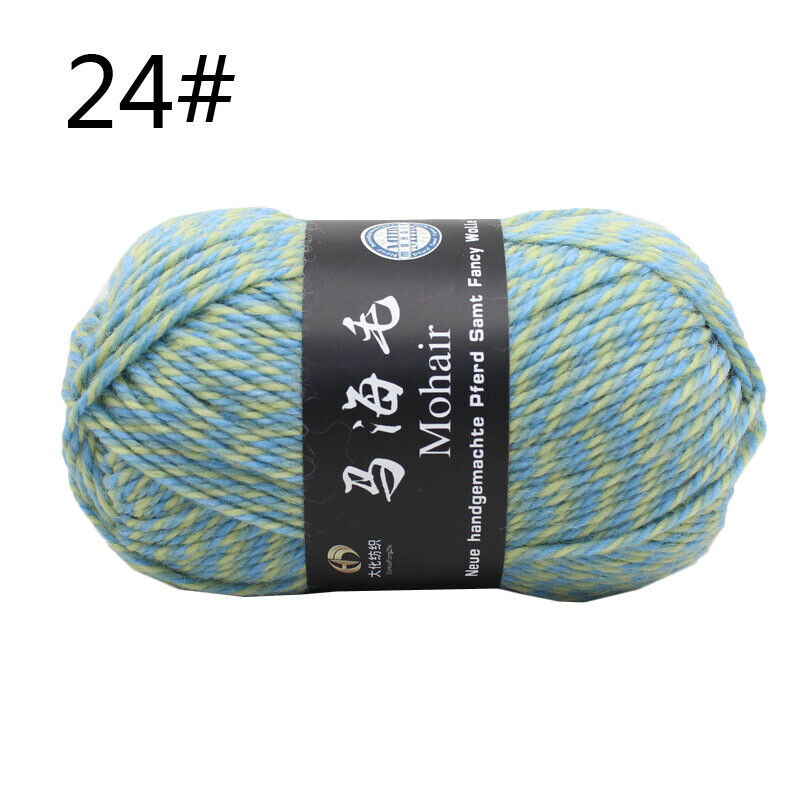 Hot Sale 100g Soft Mohair Cashmere Yarn Thick Woven Knitting Wool Crochet Yarn