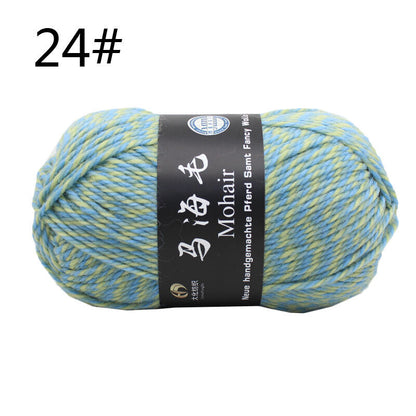 Hot Sale 100g Soft Mohair Cashmere Yarn Thick Woven Knitting Wool Crochet Yarn
