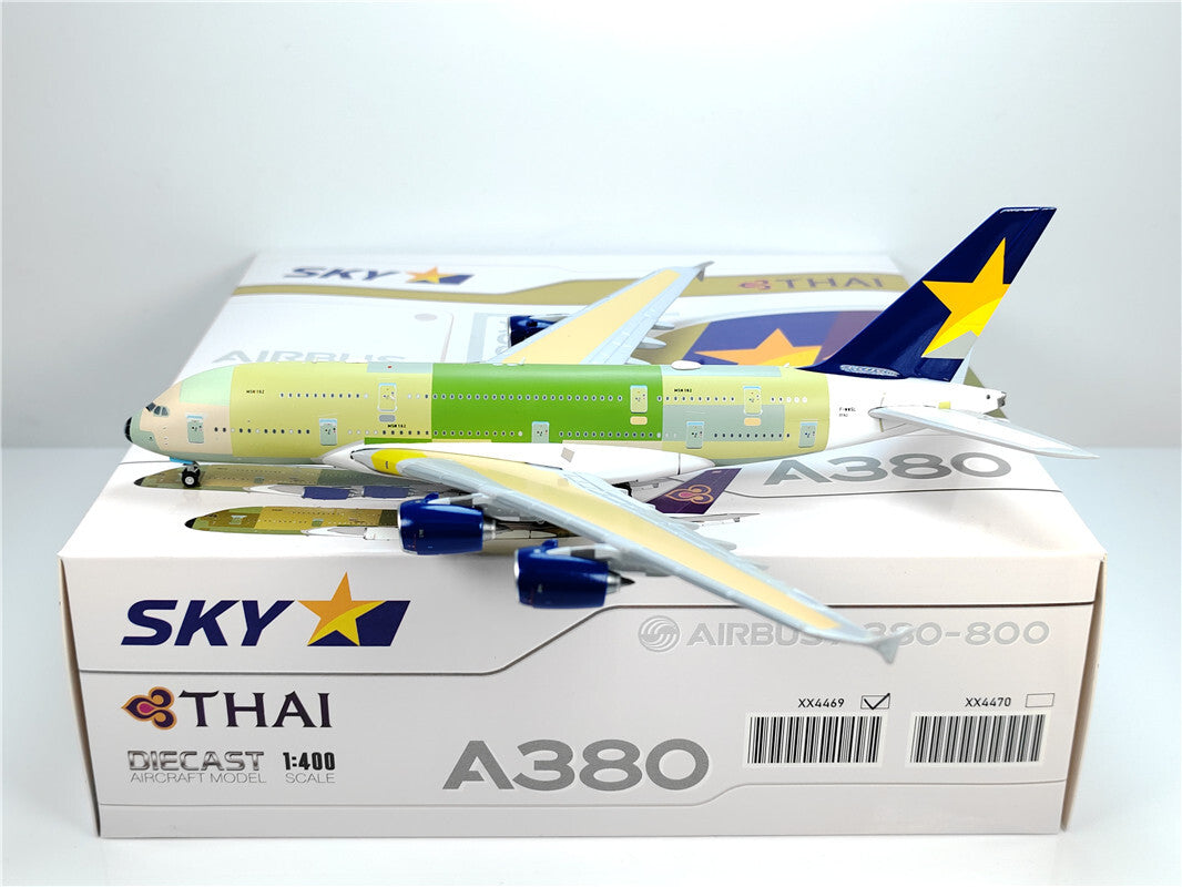 1:400 JC Wings SKY AIRBLUS A380 Passenger Airplane Diecast Aircraft Model