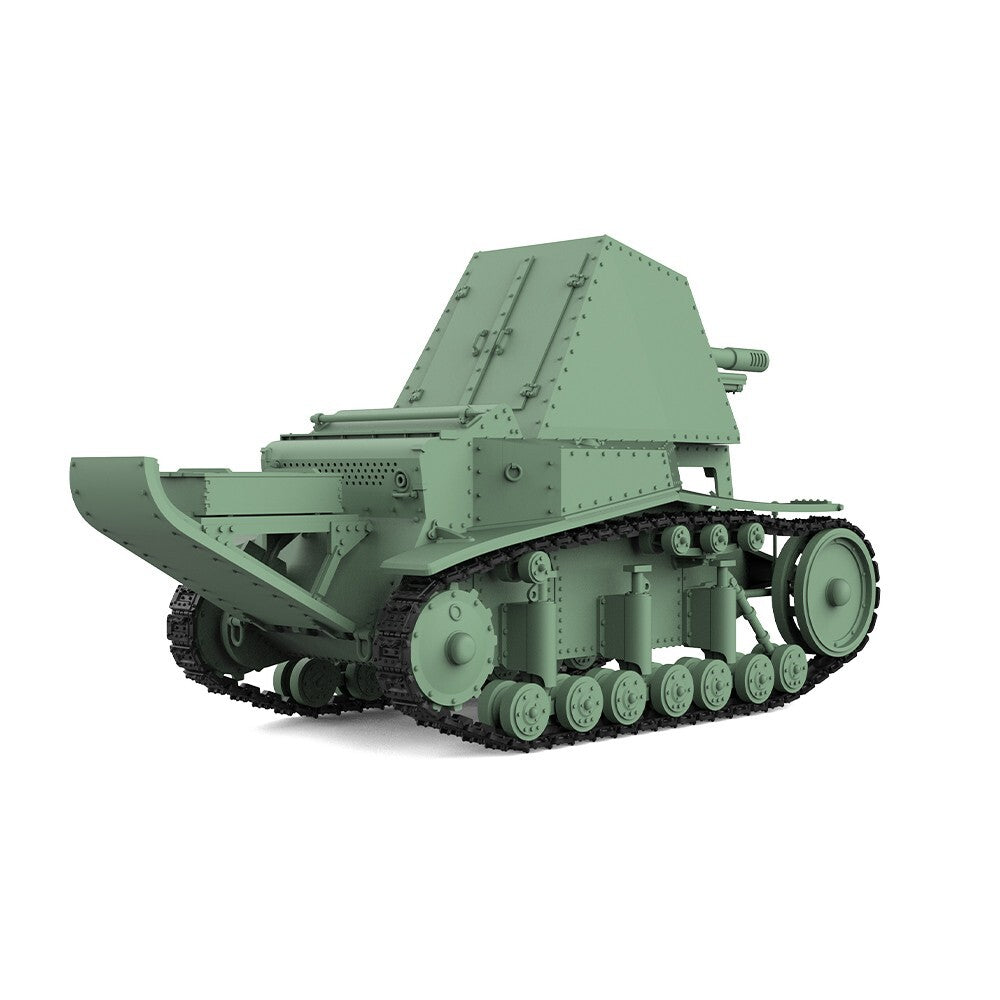 SSMODEL SS72830 25mm Military Model Kit Soviet SU-18 Self-Propelled Artillery
