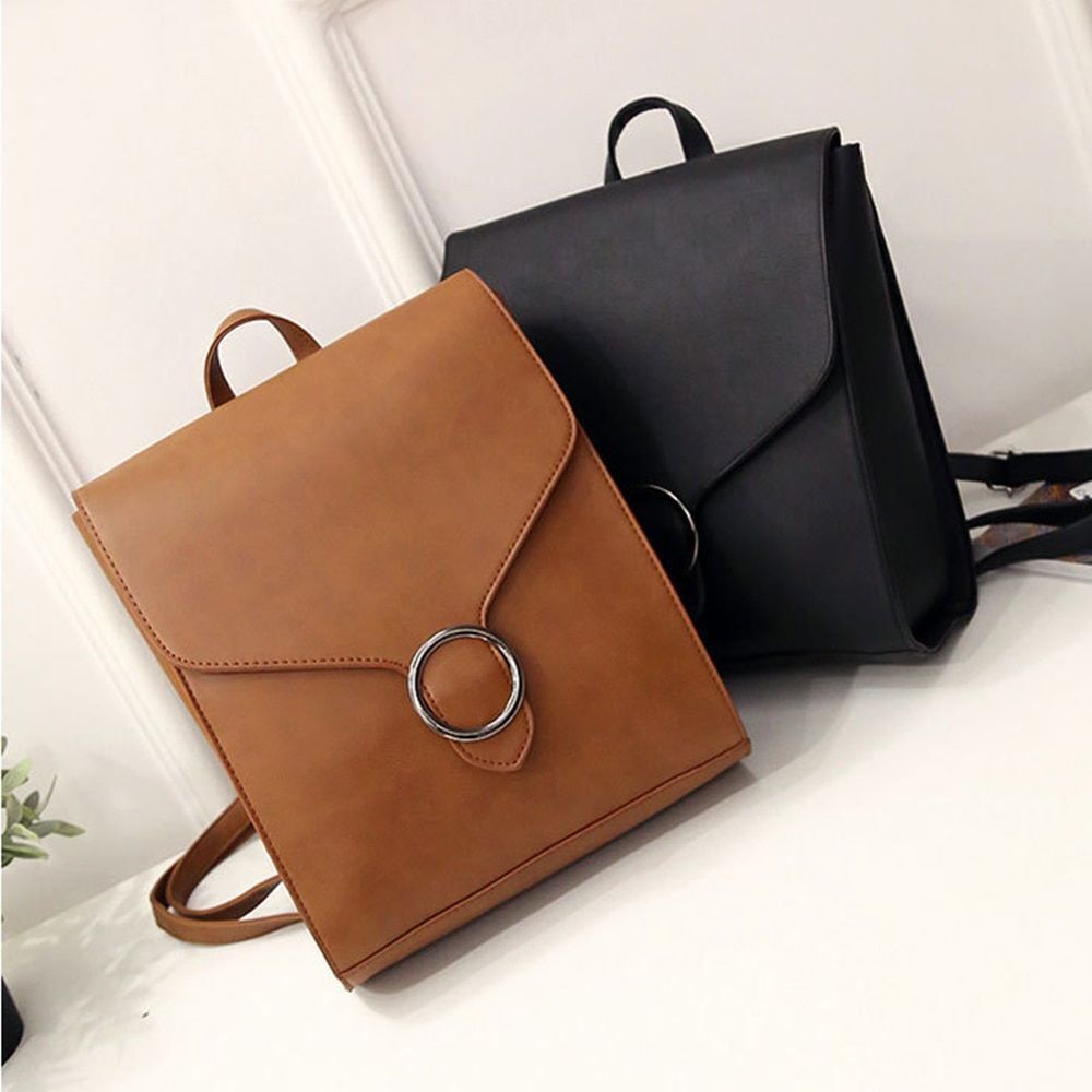 Backpack Synthetic Leather Bags Shopping High Quality Backpack Purse 25*11*31 CM