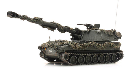 ARTITEC B M109 A2 155mm ready for combat with net 1/87 FINISHED MODEL TANK