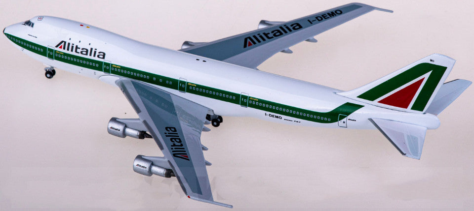1:400 AeroClassics Alitali BOEING 747-400 Passenger Airplane Diecast Plane Model