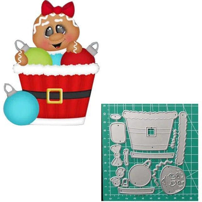 Cutting Dies Gingerbread Layering Dies Craft Scrapbooking Card Making