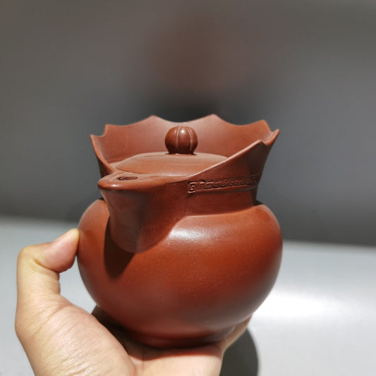 Chinese Yixing Zisha Clay Handmade Exquisite Kung Fu Tea Teapot 品名：僧帽壶 底款：邵大亨