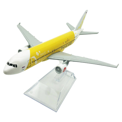 Alloy Airplane 16Cm Model Air Thailand A320 1:400 Aircraft Aviation Collection K