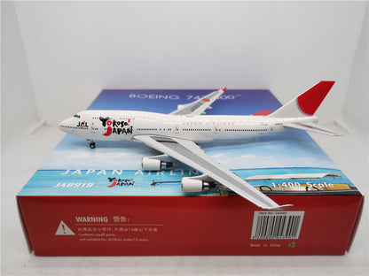 1:400 Phoenix JAPAN AIRLINES B747-400 Airplane Diecast Aircraft Plane Model