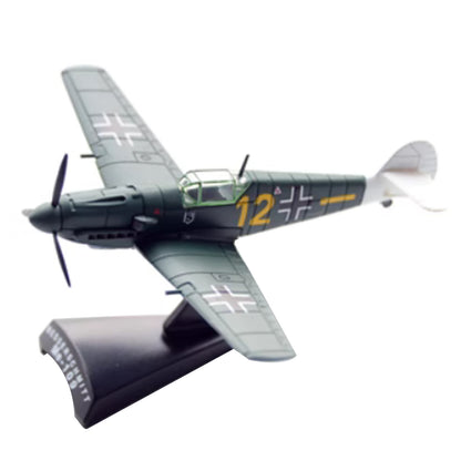 1:100 Scale Germany Messerschmitt BF109E Fighter Aircraft Alloy Model Souvenir