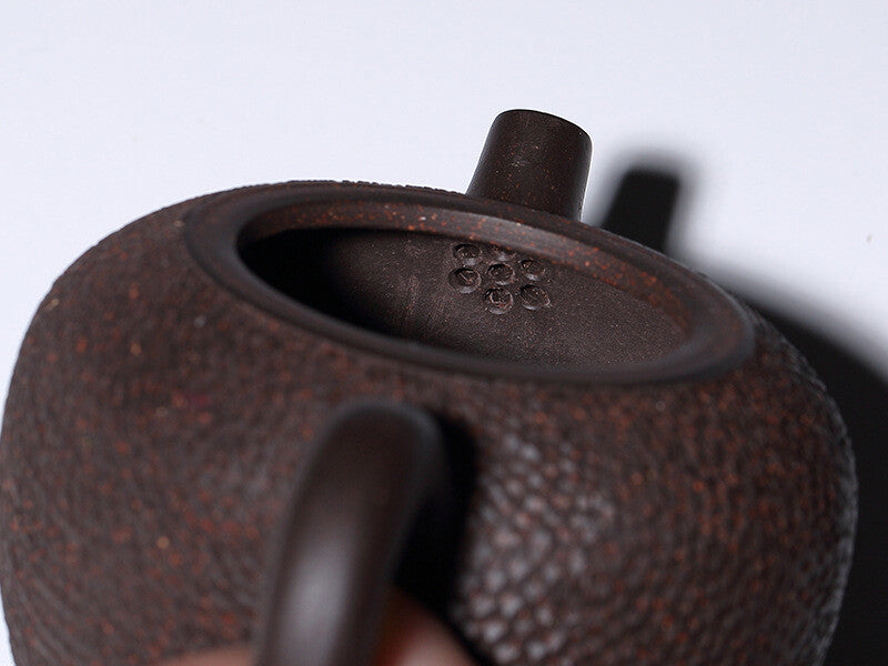 170ml 17cm Chinese Real Yixing Zisha Teapot Black Galaxy Clay Tea Pot