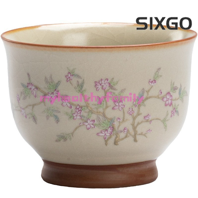 1pc Ru Kiln Master Cup Single Cup Tea Cup Ceramic Tea Cup