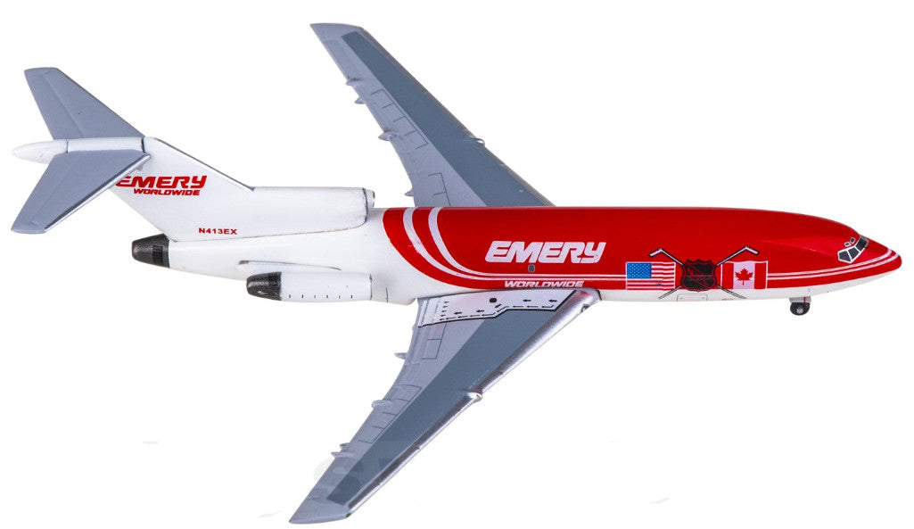 1:400 AeroClassics Emery Boeing 727-100F N413EX Airplane Diecast Model
