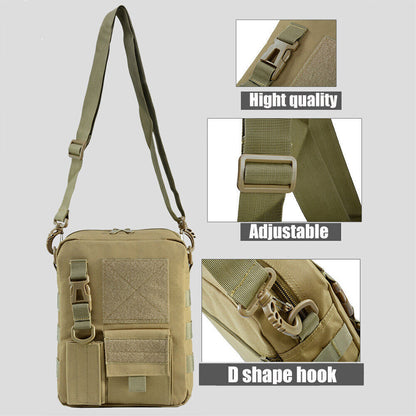 Men's Cross-Body Bag Anti-theft Shoulder Bag Waterproof Sling Pack for Outdoor