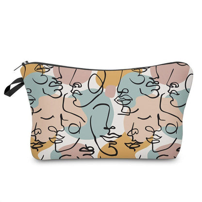 Cosmetic Bag Waterproof Printing Turtle Leaf Toilet Bag Custom Style Traveling