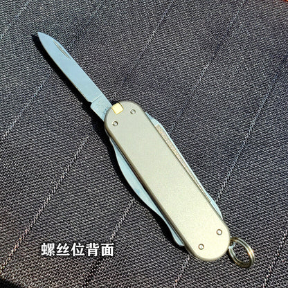 1 Pair Brass Knife Handle Scales For 58mm multifunctional Swiss army knives