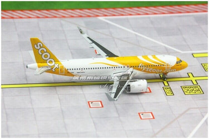 1:400 JC WINGS Flyscoot AIRBUS A320NEO Passenger Airplane Diecast Aircraft Model