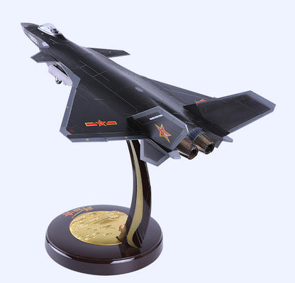1:36 54CM J-20 Stealth Fighter Airplane Diecast Military Aircraft Plane Model
