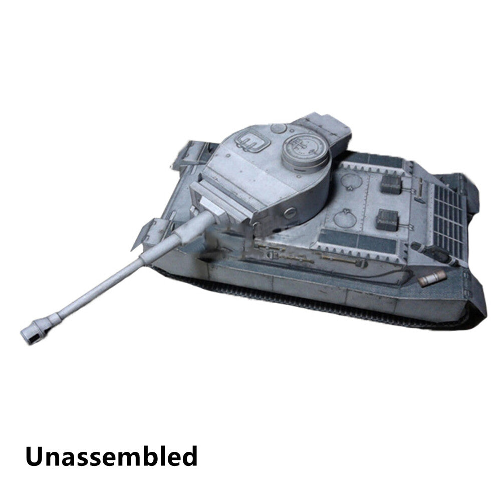 1:35 WW2 German Armoured Fighting Vehicle VI Tiger (P)Heavy Tank Paper Model DIY