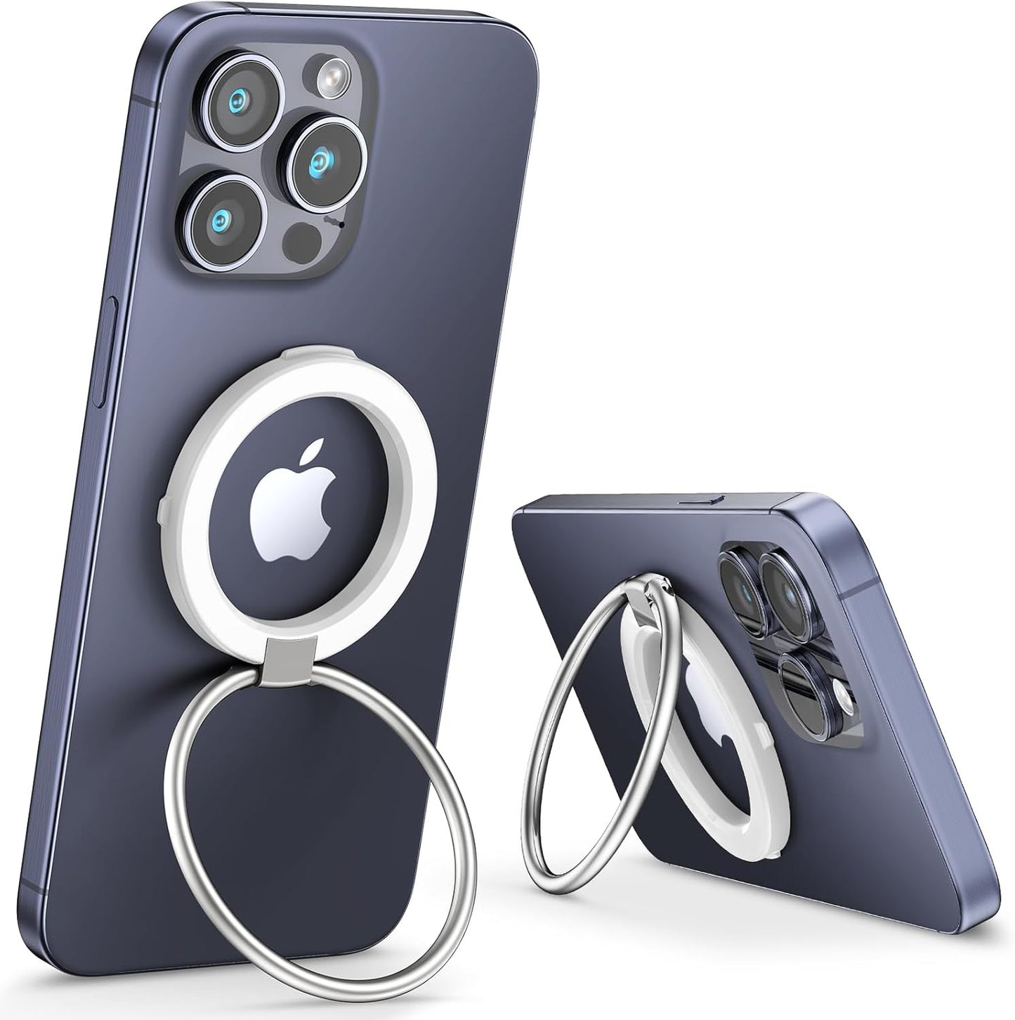 Upgraded Magsafe Phone Ring Holder - Magnetic Grip Stand & Finger Kickstand, Dua