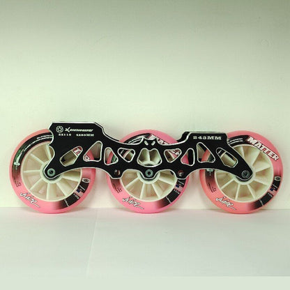 Frame Wheel Bearing 3*110mm Inline Speed Skating Frame Ultralight Alloy Base 85A