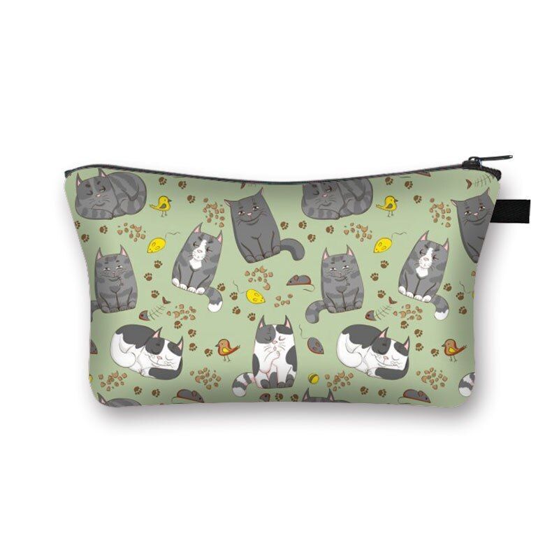 Cosmetic Bag Cartoon Toiletries Purse Small Clutch Makeup Handbag 13*15*21CM 1PC