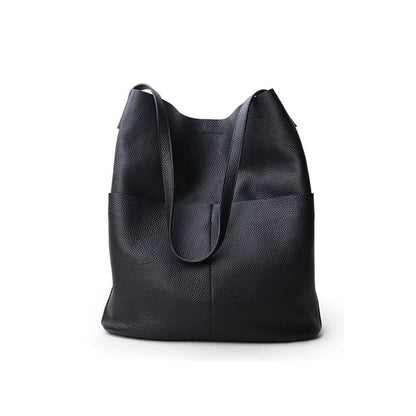 Women Bag Genuine Leather Big Fashion Lady Handbag Casual Shoulder Messenger Bag