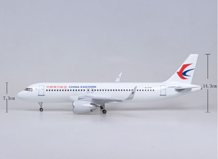 1:80 47CM CHINA EASTERN AIRBUS A320neo Airplane Landing Gear Resin Plane Model