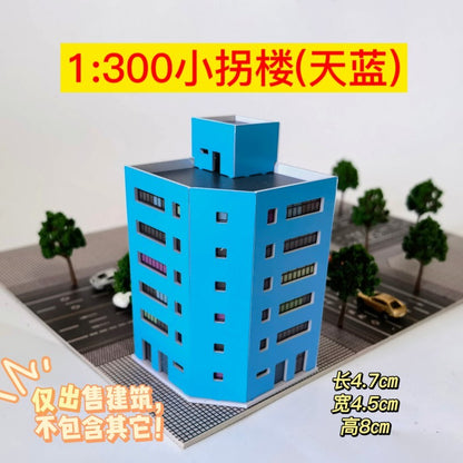 1/300 Urban Building Model Building Iron Tower Building Road Model Scene Model
