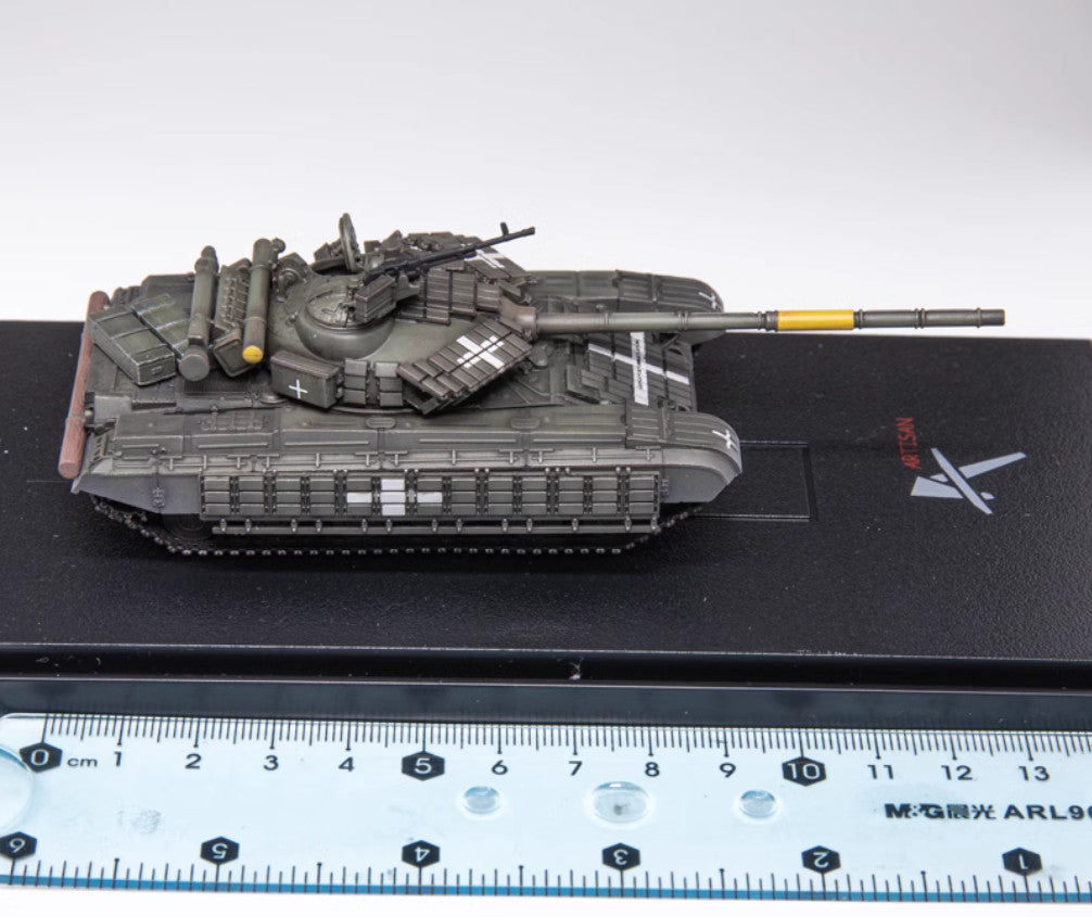 1:72 ARTISAN Ukraine T-64BV Main Battle Tank Plastic Diecast Army Armor Model