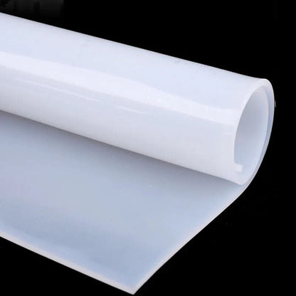 Rubber Sheet Translucent Silicone Transparent Tear Resistance Mat Home DIY Craft