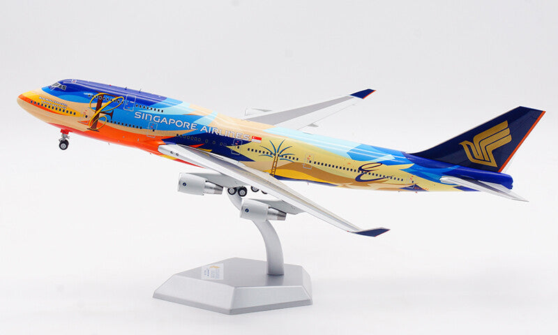 1:200 35CM SQ Wings SINGAPORE AIRLINES BOEING 747-400 Airplane Diecast Model