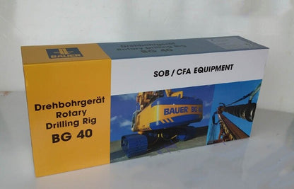 1:50 Bauer BG 40 Sob Equipment Drilling Rig Construction Machine Diecast Model