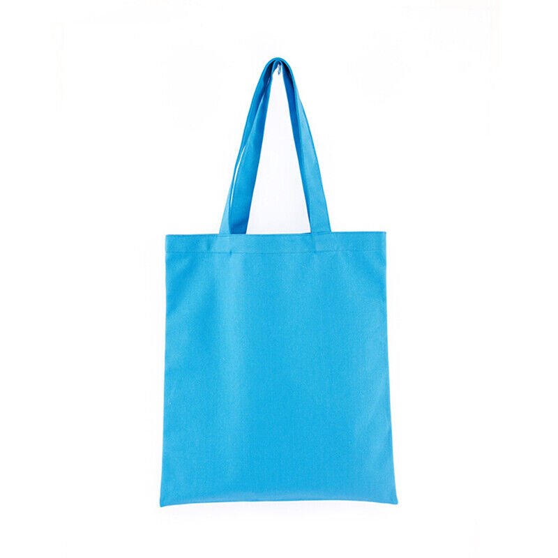 Solid Color Canvas Bags Shopping StorageBags Tote Bag Eco-friendly Shopping Bags