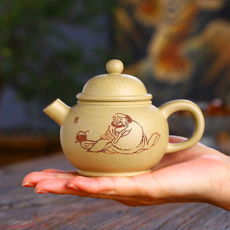 220ml Yixing Purple Clay Teapots Authentic Dahongpao Xishi Tea Pot Handmade