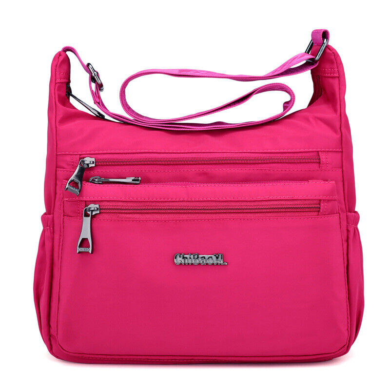 Women Ladies Waterproof Nylon Crossbody Shoulder Bag Travel Handbag Satchel Tote