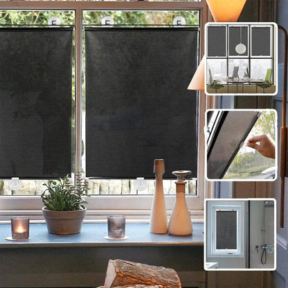 Blackout Roller Blinds | Nail-Free Privacy Curtains for Windows