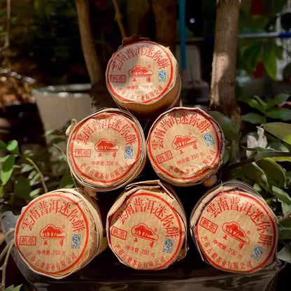 Yunnan Chen Xiang Cooked Pu'er Tea Ripe Puerh Mini Tuo Tea Cha Puer Brick tea