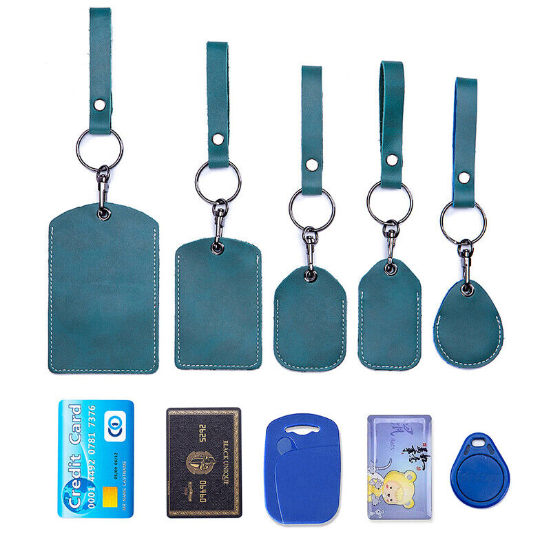 Card Holder Protective Cover Bus Card Cover ID Card Case Keychain Card Bag